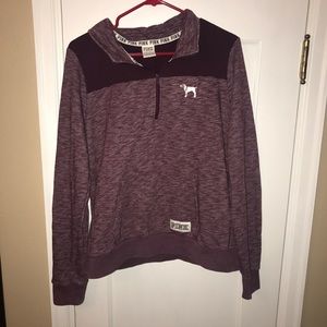 PINK VS Half Zip Sweatshirt